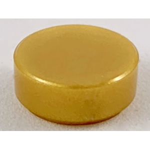 Tegel, Rond 1x1 Pearl Gold